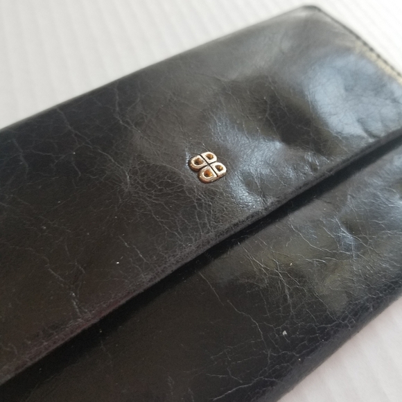 Vintage Leather Bosca Tri-Fold Wallet - Picture 1 of 4